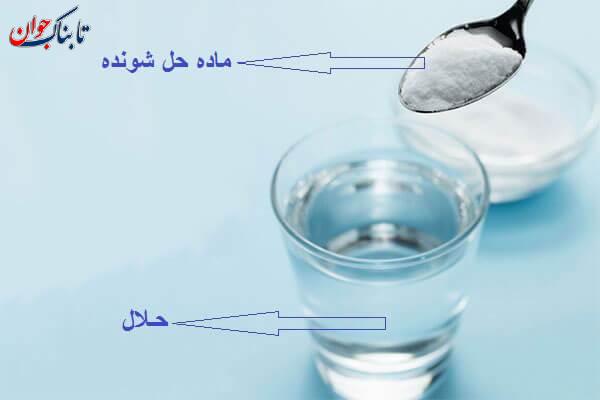 محلول و مخلوط چیست؟ آیا شربت خاکشیر محلول است چرا؟