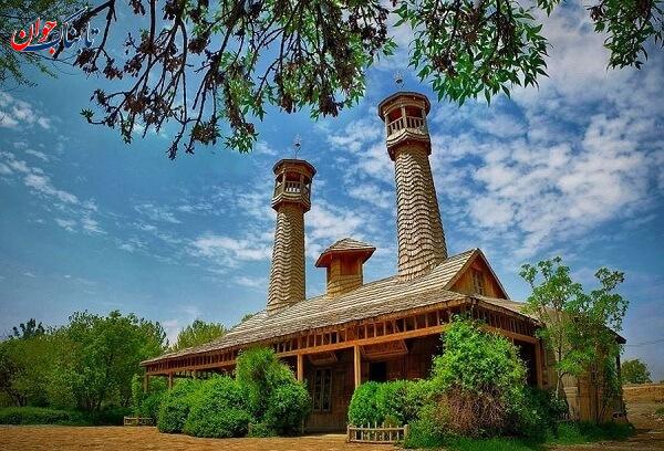 اولین مسجد چوبی ایران و جهان که بی نظیر است! + عکس