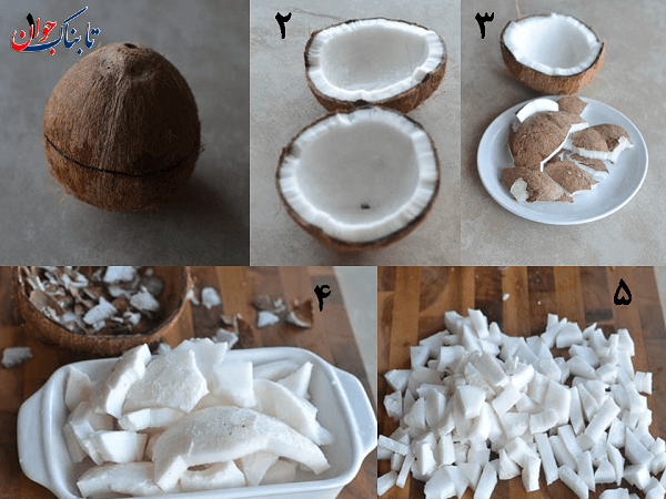 چطور نارگیل را بشکنیم؟ / نارگیل را چگونه بخوریم؟