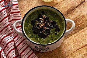 طرز تهیه آش اسفناج خوشمزه و فوری