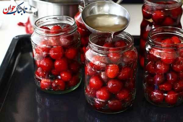 طرز تهیه کمپوت گیلاس با ماندگاری بالا همراه با نکات مهم