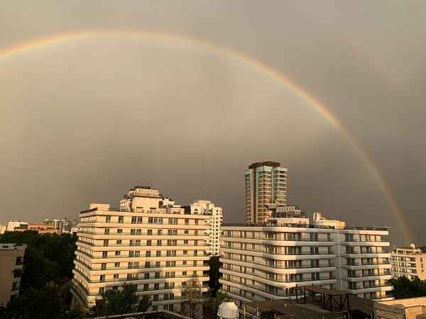 عکس دیدنی آسمان تهران در ۶ خرداد ۱۴۰۳