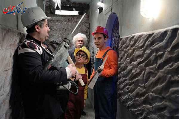 تصاویری از عمو پورنگ و امیرمحمد در یک سریال جدید