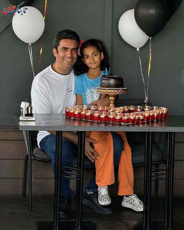 تولد ۵۲ سالگی منوچهر هادی در کنار دخترش