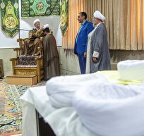 مراسم عمامه گذاری طلاب به مناسبت ولادت پیامبر اعظم انجام شد