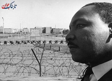 مارتین لوتر کینگ در سفر به برلین غربی در سپتامبر 1964
