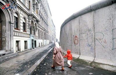 نمایی از بخش غربی دیوار برلین
